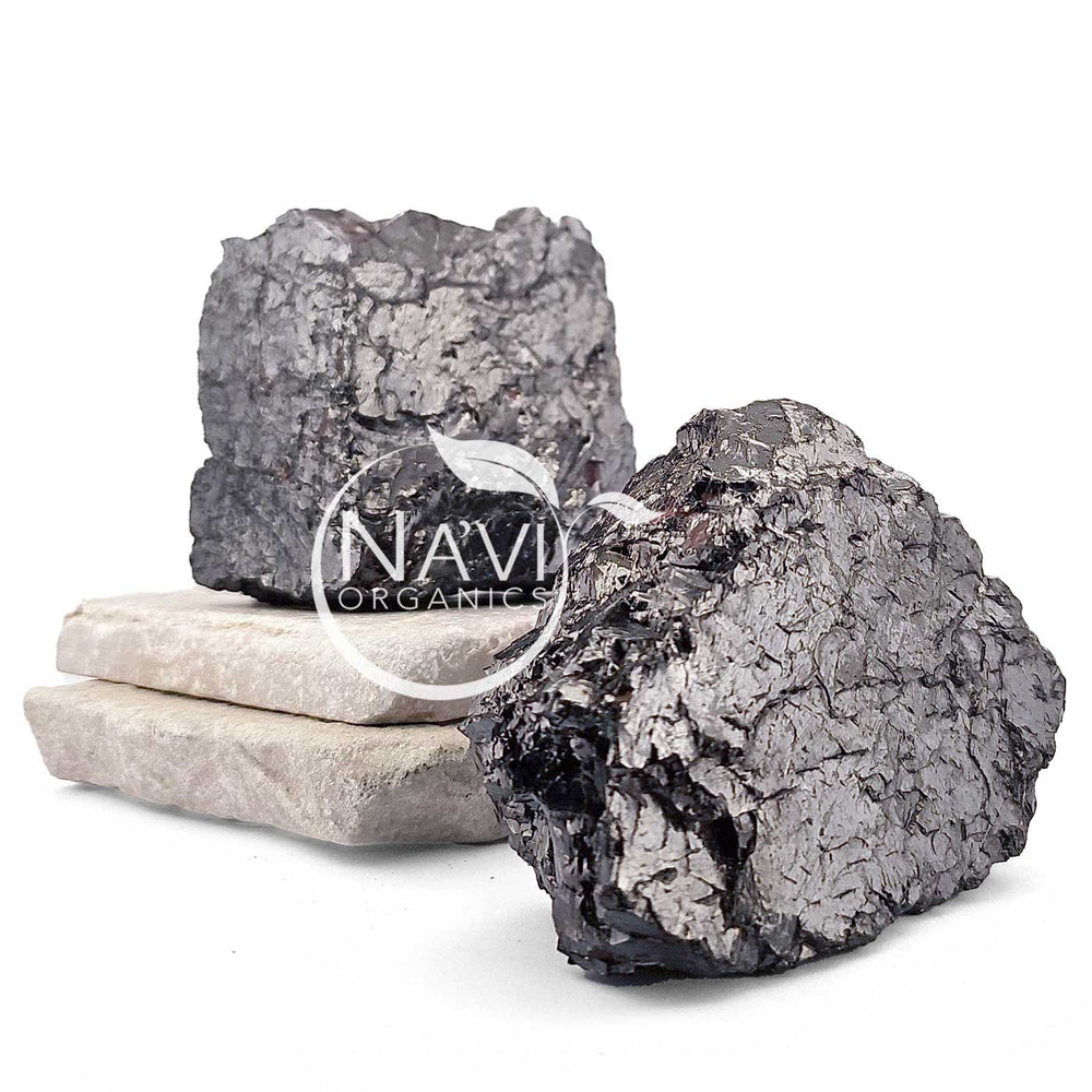 Elite Noble Shungite Natural Stone (140g - 170g) - Na'vi Organics