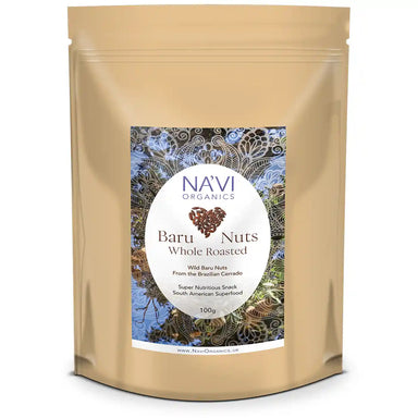 Whole Roasted Baru Nuts - Wild Harvested - Na'vi Organics