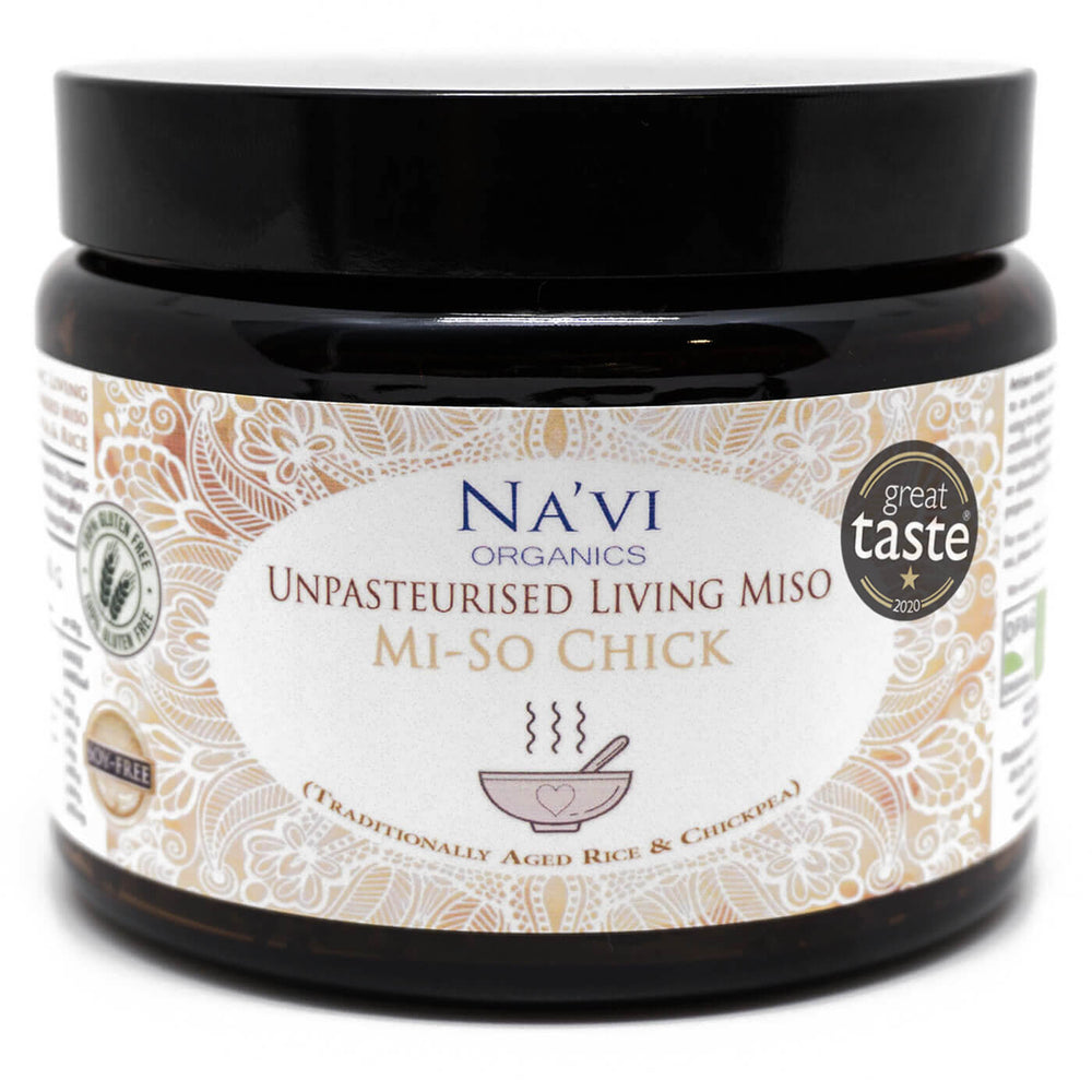 Organic Chickpea (Soy free) - Unpasteurised Living Miso (500g) - Na'vi Organics