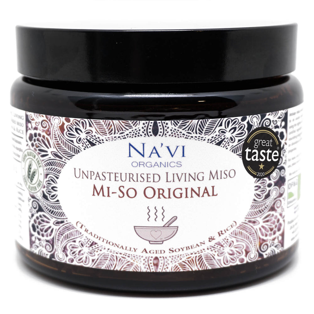 Organic Rice & Soy - Unpasteurised Living Miso (500g) - Na'vi Organics