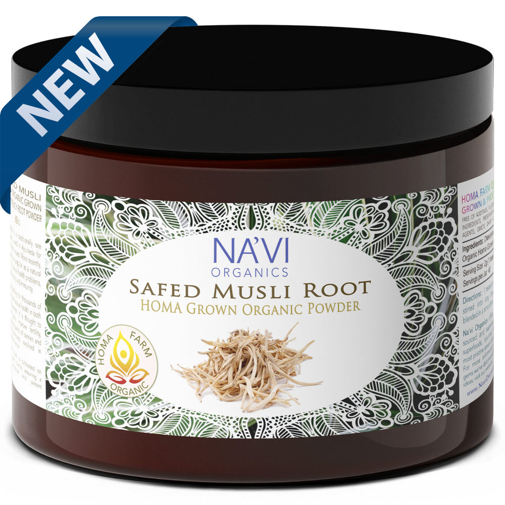 Safed Musli | HOMA Organic Grown & Blended |  White Gold - Na'vi Organics