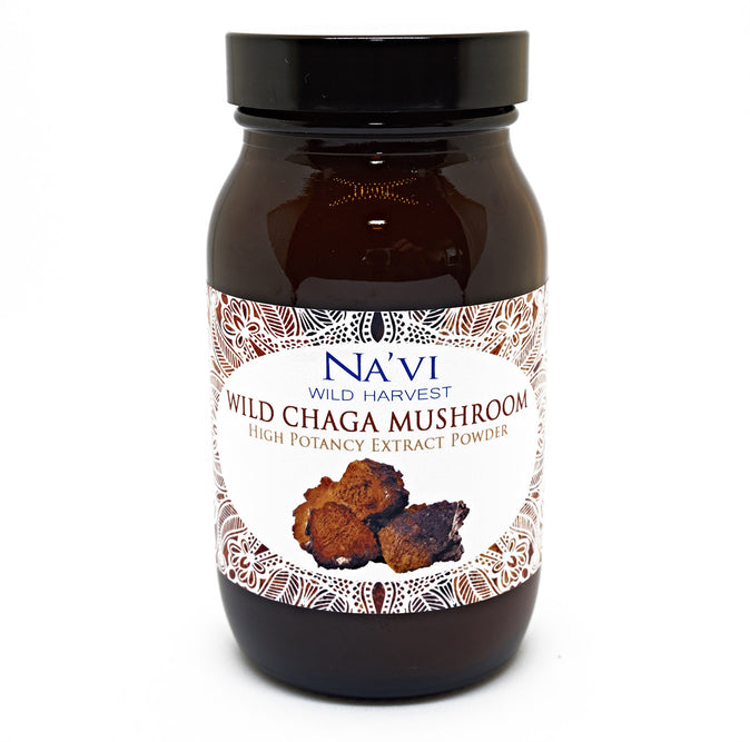 80 gram jar of Chaga Mushroom extract tonic herb powder 