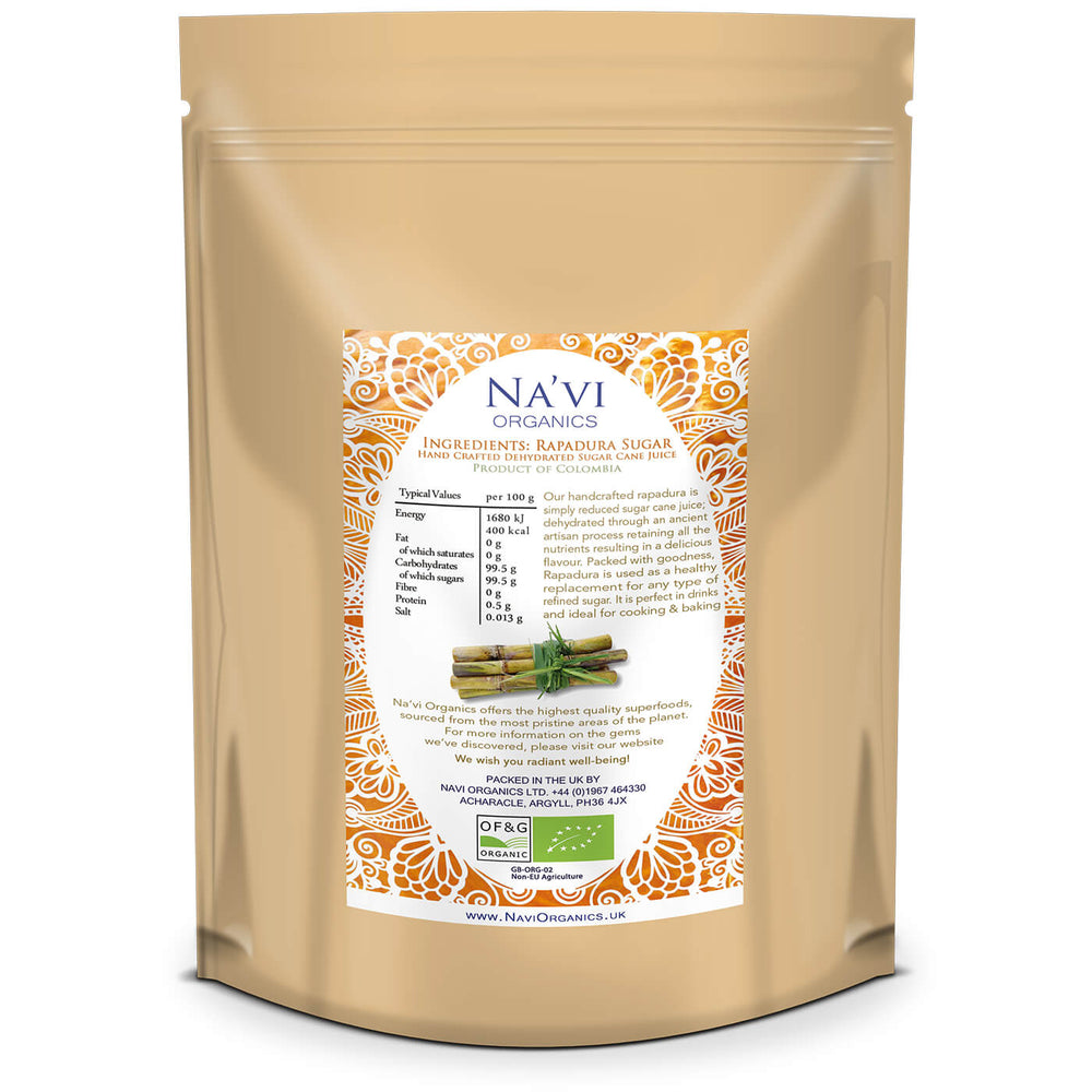 Organic Panela Rapadura Sugar - Natural Unrefined Wholefood - Na'vi Organics