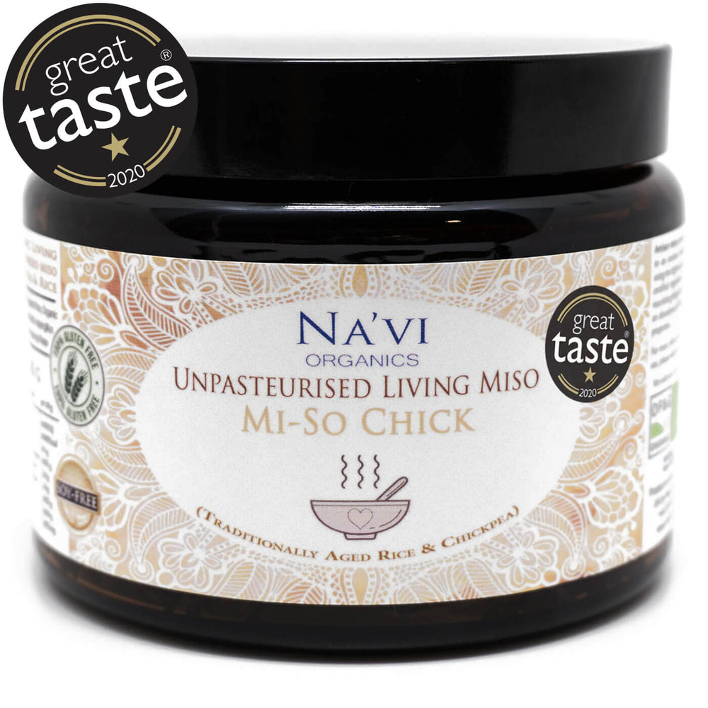 Organic Chickpea (Soy free) - Unpasteurised Living Miso (500g) - Na'vi Organics