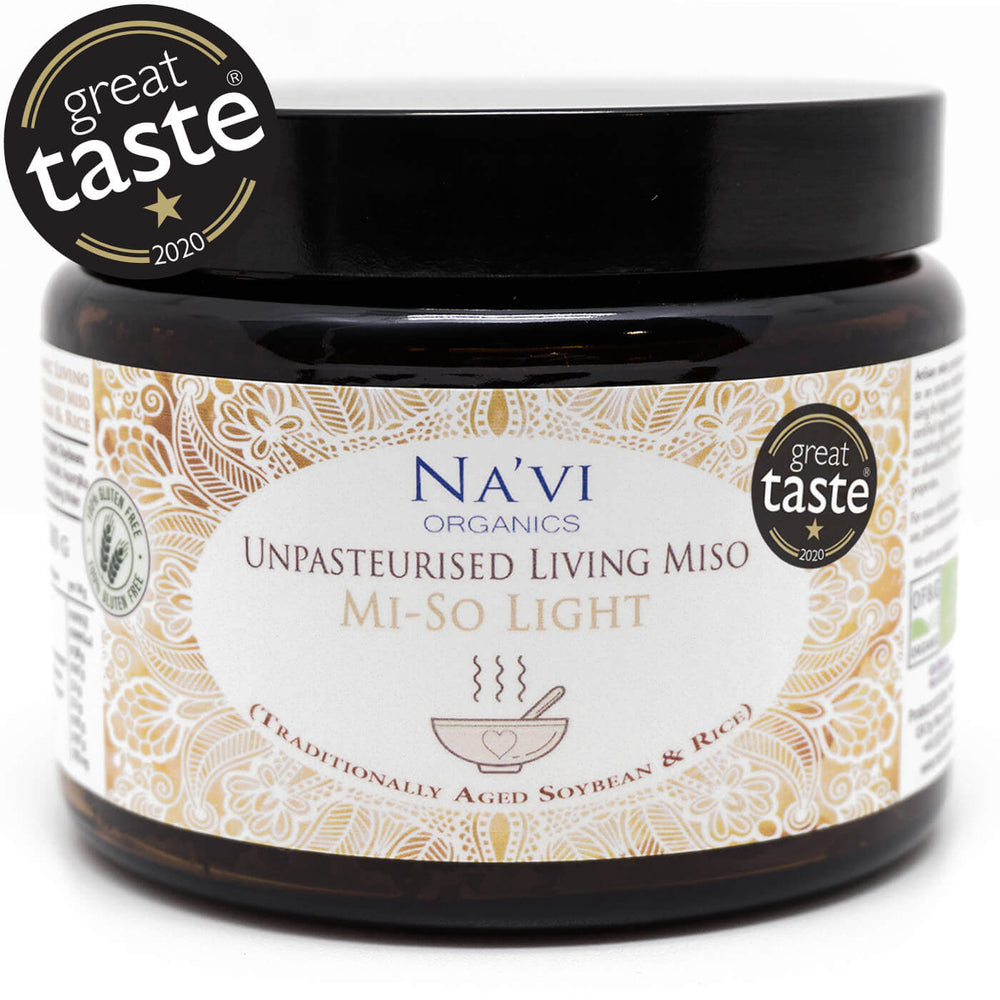 Organic White Miso - Unpasteurised Living Miso (500g) - Na'vi Organics