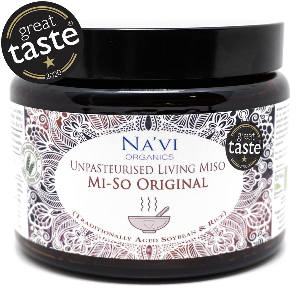 Organic Rice & Soy - Unpasteurised Living Miso (500g) - Na'vi Organics